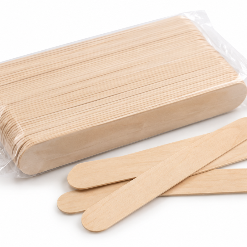 BAJALENGUAS DE MADERA NO ESTERIL