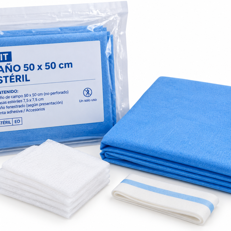 Kit Paño 50x50 estéril